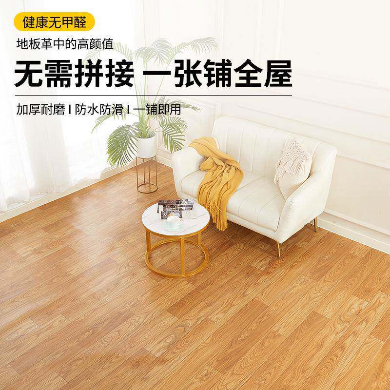 3HOJ.5米地板革地用卧室客家厅整铺防水耐磨毯防潮宽地垫大面积全