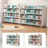 书架WKT落地置架客厅学生储简易书本阅架家用物玩读具收纳架矮书