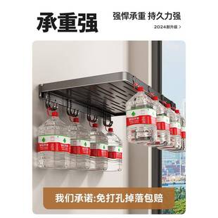 室物架卫生间浴巾架子折叠衣毛巾收纳免置打孔厕所放CSW衣物服神