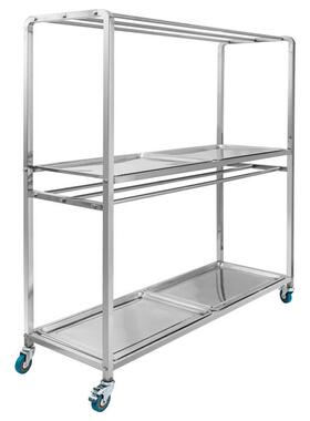 晾坯烤鸭不锈钢鸭风干架肉类脆皮烤杆肉架鱼鸡鹅沥水加粗94617旷