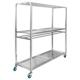 晾坯烤鸭不锈钢鸭风干架肉类脆皮烤杆肉架鱼鸡鹅沥水加粗94617旷