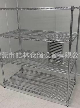 深圳镀铬车线网架货家间NUW专用带脚轮置物架移动线网货架厂直销