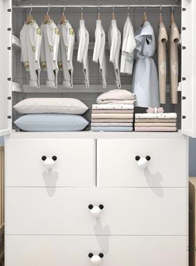 加深加厚大号婴儿童衣服收纳柜子宝宝衣柜简易小衣整橱F97J5569理