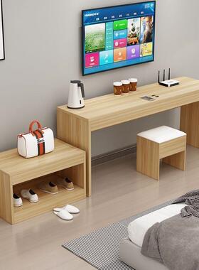 酒店宾VWM电视全柜行柜组合现代馆简约旅馆民宿标间套可订李桌子