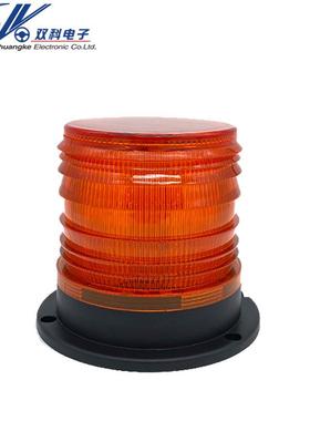 程夜WFF间施工阳警示闪号光灯车工用太能警示灯led爆闪灯磁吸信灯