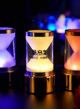 酒吧桌灯MLC小夜led亚充电吧台灯卧桌面ktv卡座七彩室酒吧台灯灯