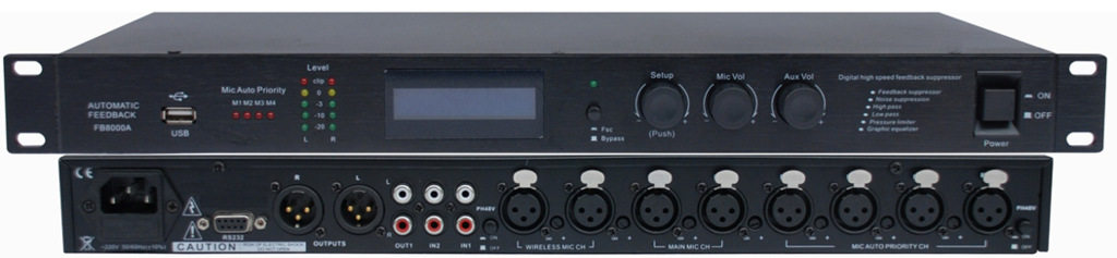 思音FB8000A 反馈抑制器