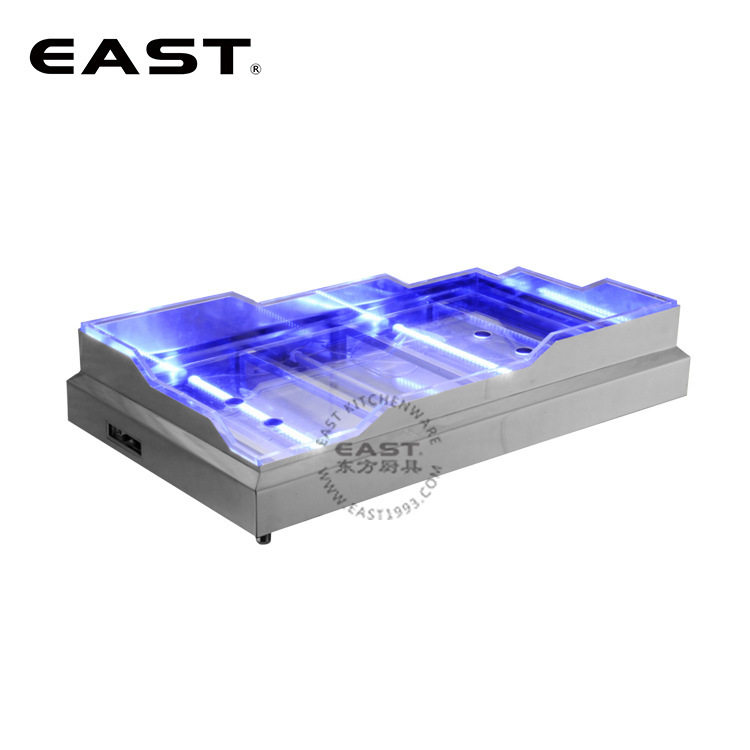 不锈钢长形LED冰盆【EAST东方厨具】酒店设备
