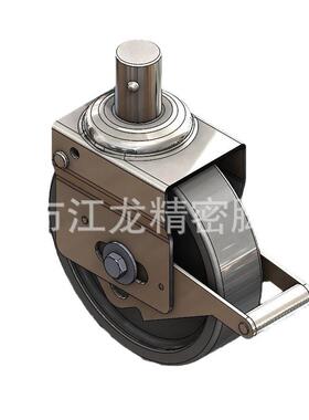 货欧脚洲款式鹰工业推车EHM架垂直架脚手架轮承重脚轮物流带刹车