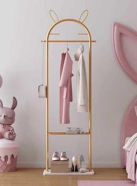 网红进门儿童衣帽架室内易奢移动衣架落用地卧室家客厅轻简SPS挂