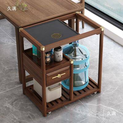 实木可移茶动21820水柜家用客厅沙发边一几小茶几阳台烧水茶体泡