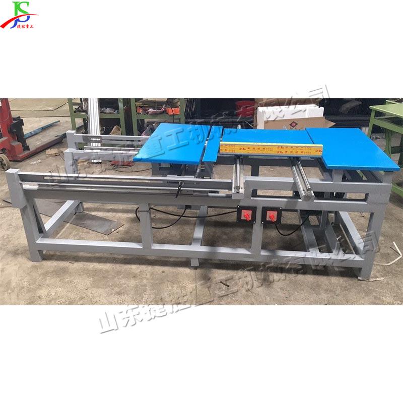 小型可JS-QG-12调节齐木工齐边锯自双端头锯机方木木板木条切割动