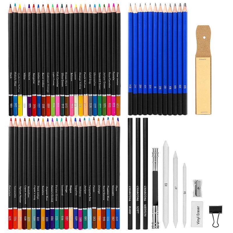 2件7油性彩色铅笔套装HP-72-2铅描绘画绘素图笔文具跨境热卖