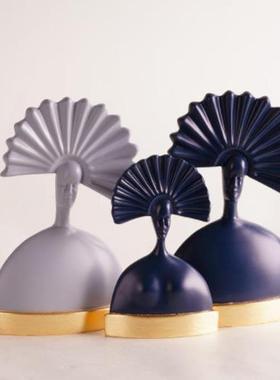 现代简约创意房抽象人物摆客厅件酒柜电视书架GXM博古架家柜居装