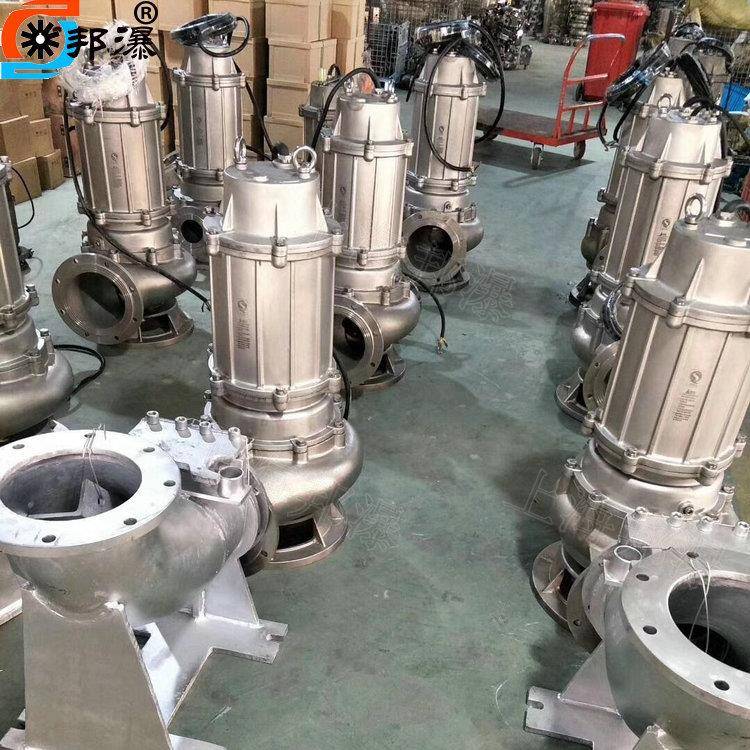 不蚀锈钢潜水排污泵0耐腐潜JJC水泵34/316L污水泵雨水提升泵