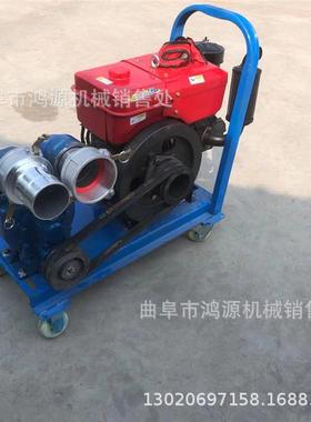 的家用拖拉UPR机带移鸡动式抽粪泵殖粪鸭粪养场抽粪泵