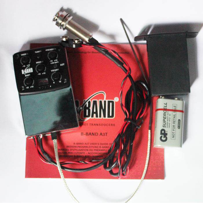 -BAN木吉他电箱拾音器带D调典音器A3BTY古吉他拾音器