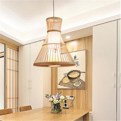 新中式竹编代田风格吊客厅餐厅吊灯现具日式茶室81260榻榻米竹艺