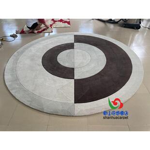 现几代简约何格子圆形式客厅茶几51801沙发地毯餐厅书中房待办公