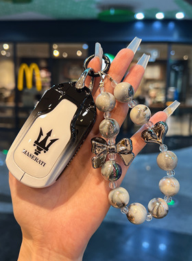 适用玛莎拉蒂钥匙套莱万特车吉博力 levante 总裁qt高档保护壳扣