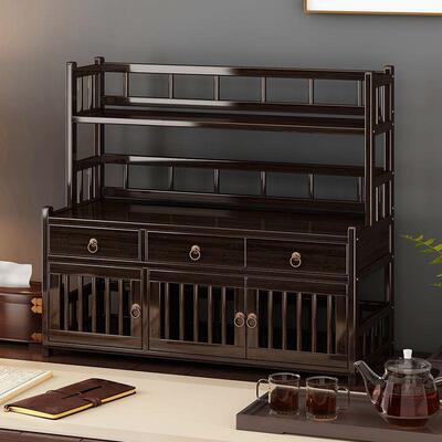 博架型桌上桌面茶杯架茶古见详情具多层小置茶物架茶壶架叶盖碗置