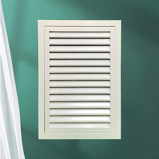 铝调合金百叶窗格324栅带过滤空网防雨可节单层中央调出风通检修