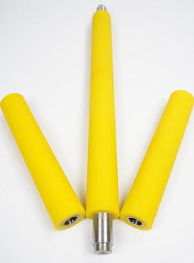 托辊无酯PRZ动力滚筒包胶托辊工业印刷棍流水线胶辊辊矿用聚氨轴