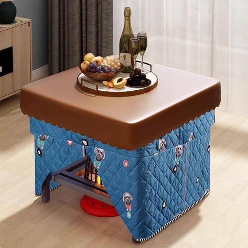 烤火桌用新款家烤火架出租作房简子易写业折叠取暖桌吃饭ABW小方