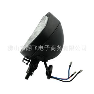 电动车改照装复古前灯翾飞车头大灯适用复古车车自行前大灯