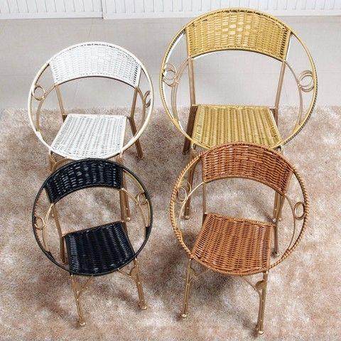 台藤椅靠背椅儿小见详情椅藤童椅子单人成人家用编织滕椅阳椅子室