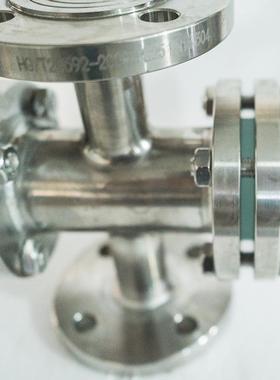 厂家不视锈衬氟直通视察镜304法兰玻璃直通视镜管道观镜阀ZGR门钢