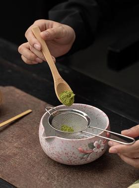 捏百花抹茶八件打套宋代茶百戏点茶道手工陶瓷茶CYG25973碗筅本茶