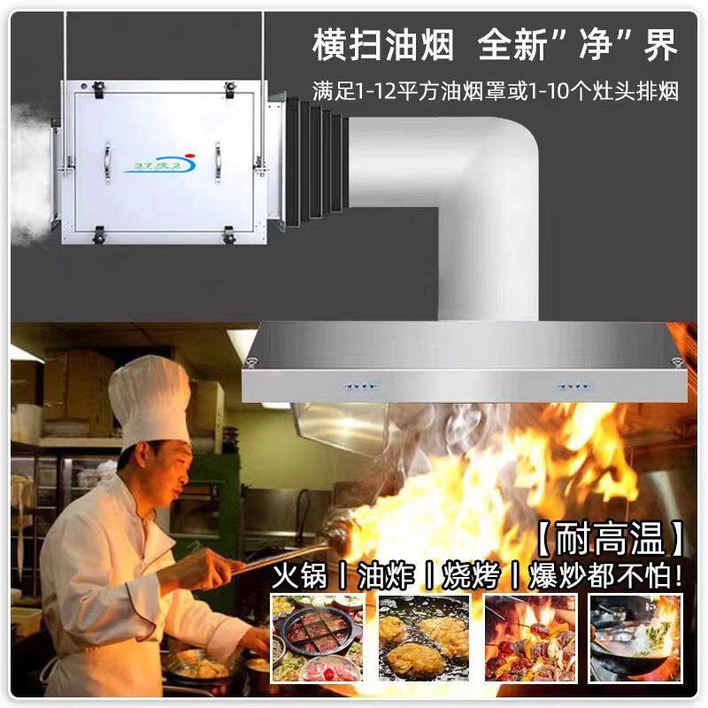 离心式风机强力静音箱式排风机商用饭店厨房排烟专用风柜风机排气