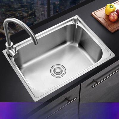 洗厨VUH菜盆单槽不锈钢水槽大房洗碗池水池家用菜池小号洗阳台新