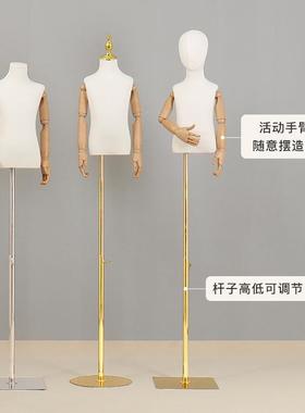 儿具童模特道半身全身带头带手橱窗展示架男女童装14800店小模孩