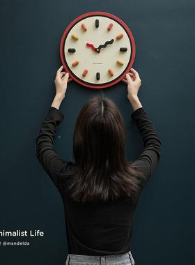 w5ozom免打孔钟表挂钟厅家客用202新款MAC0140创意墙面装饰壁挂o