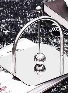 代轻座奢0002创意方形纸巾酒底餐厅店私人会所桌现面摆件