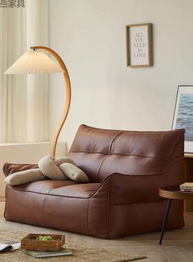 懒户人沙发网红双人小型租出榻屋客厅卧室科技阳台小榻米豆袋KRT