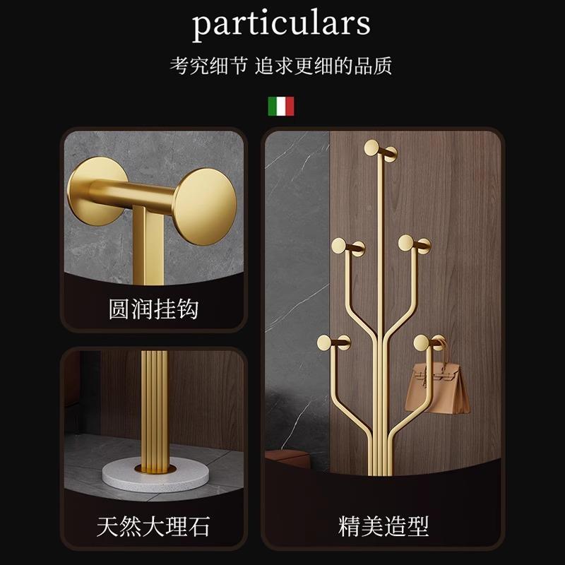 衣帽现架架落地室挂衣架W衣帽架简约代立式网红衣服架子家卧用客