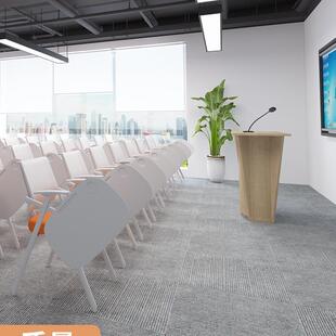 培训带椅桌板的椅子折椅叠培训桌公椅985电脑椅会议椅带折叠办写