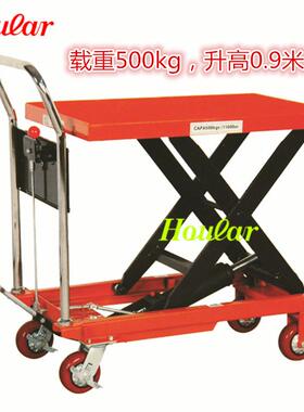 现货BPT500手动平台车g滚轴移动平台5车00kPT500B模具脚踏式升降