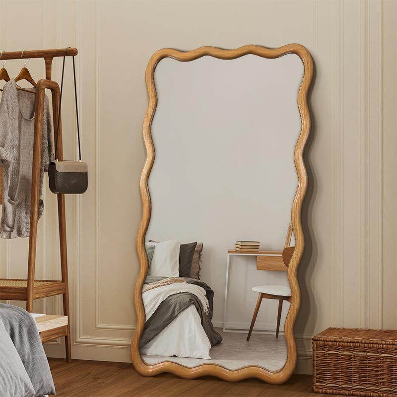 酒店异形镜子卧室家用波浪穿衣镜挂墙服装店试衣镜壁挂式立体,农用物资,其他肥料,淘宝优惠券,粉丝福利购,淘宝优惠卷