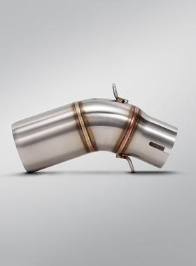 直销摩托踏板车C650GT中段连接管C600排气管中段弯管不锈钢