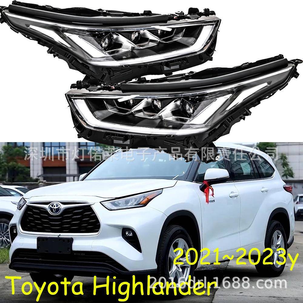 1个汉兰达大灯LED前照灯日行灯2021~2023款Highlanderheadlight