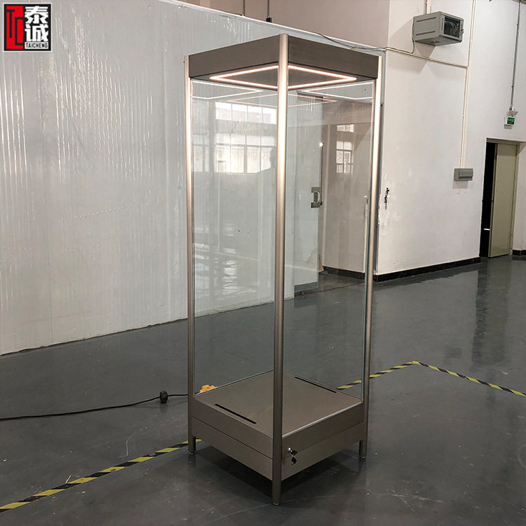 博物馆展柜古董文物陈列台展厅展台透明玻璃艺术品展览柜厂家设计