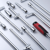 2大飞套筒L型延长接杆加力滑杆加长弯杆万向节头短接杆棘轮快扳