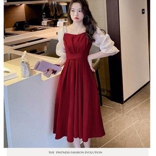 敬酒服新娘平时可穿春夏季结婚礼服订婚宴回门小个子晚礼服连衣裙