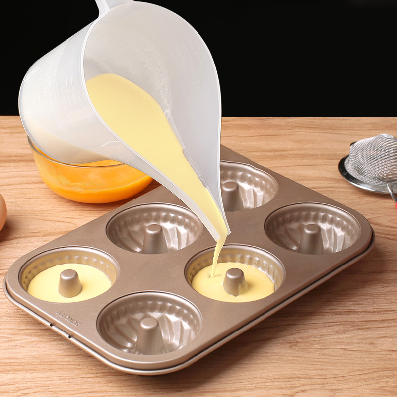 烘焙量杯注液壶蛋糕分液器倒料壶挤面糊漏斗水勺舀水瓢杯带刻度杯