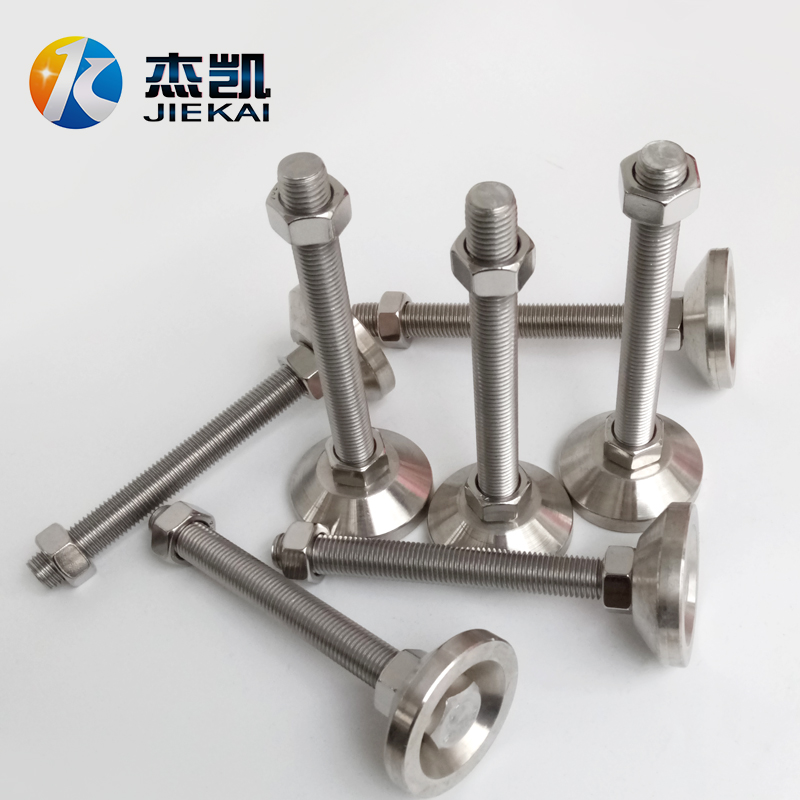 304不锈钢重型固定蹄脚/铁块定向调节脚调整脚底盘D60M8M10M12M16
