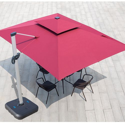 户外遮阳伞庭院伞注大型太阳伞注水注沙底座罗马伞沙滩摆摊伞